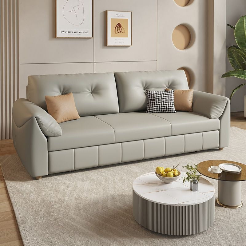 Detachable and washable velvet sofa bed, dual-purpose, foldable, integrated small apartment, cream style, storage, single and double, special price function