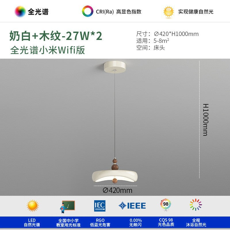 Full Spectrum Restaurant Chandelier Dining Room Bar Eye Protection Medieval French Cream Wind Flying Saucer Light Dining Table Light Zhongshan Lighting