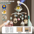 Newborn baby musical mobile, baby soothing hanging toys, rotating crib rattle, stroller mobile, 0-1 year, 3-6 months