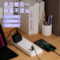 Multi-functional 10-outlet power strip with long cord, dorm room multi-port power strip, home power strip with usb ports and pd converter