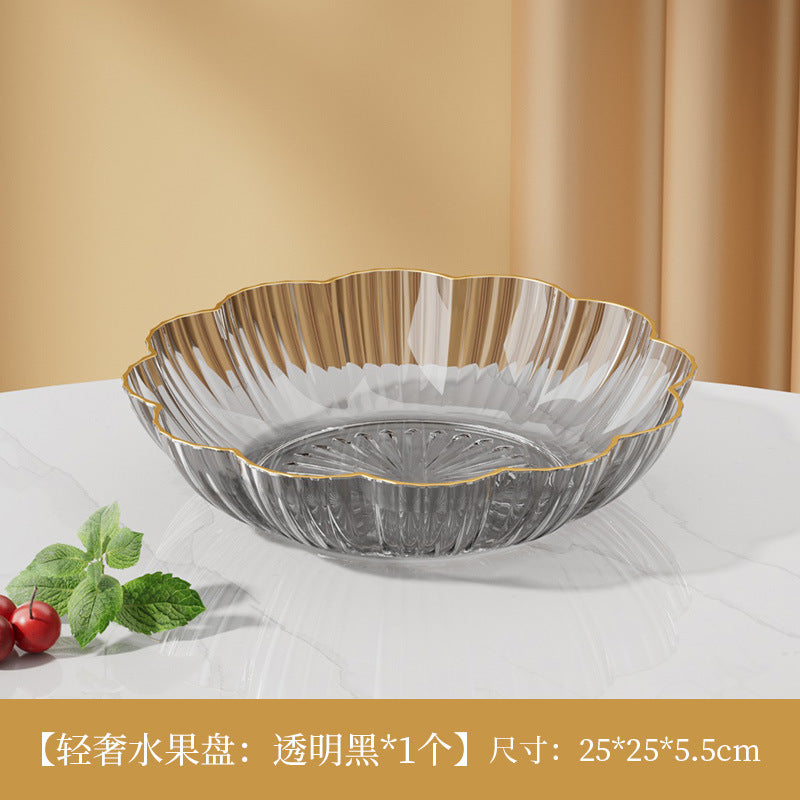 Dried fruit box Creative candy box Household dried fruit plate Combination grid with cover Living room Chinese New Year fruit melon seed candy plate