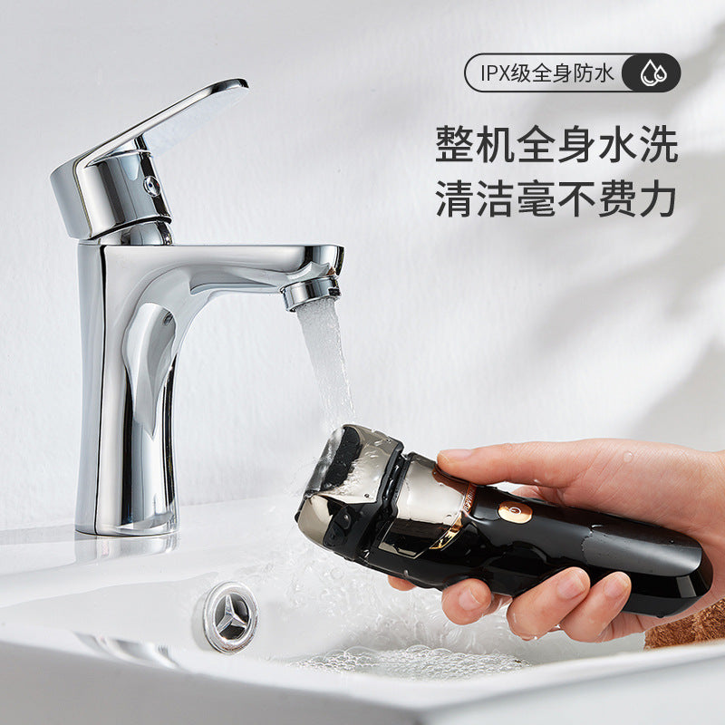 reciprocating electric shaver, fully washable beard razor, type-c fast charging men's foil shaver