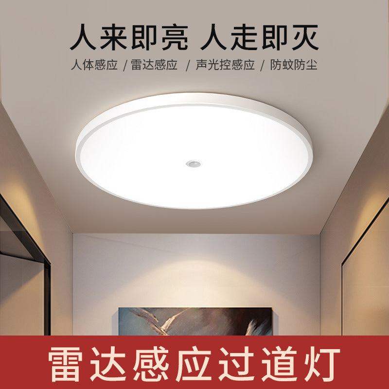 Motion sensor ceiling light - ideal for stairs, hallways, and corridors - infrared human radar sensor, smart voice control