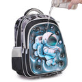 Ready-to-ship cross-border backpack set for grades 3-6. this two-piece backpack features a textured, glossy 3d leather design, perfect for elementary school students and designed to reduce the burden of carrying books