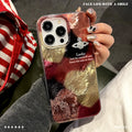 New creative cat glitter diamond phone case for apple 16 pro max, swirl design iphone 15 niche protective cover