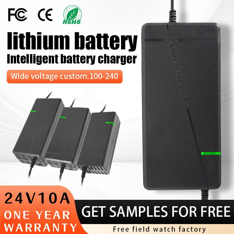 24v10a lithium battery charger three yuan 6 string 7 string iron lithium 8 string 25.2v29.4v29.2v10a charger