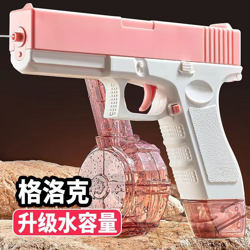 [customized] electric water gun toy cross-border burst water gun glock kids toy large capacity water gun