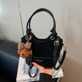 2025 new korean style handheld bucket bag women's bag retro popular chic elegant single shoulder crossbody bag