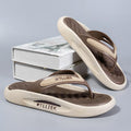 【factory direct】new men's flip-flops: stylish platform sandals with a "cloud-like" cushion – tiktok viral, outdoor trendy slides