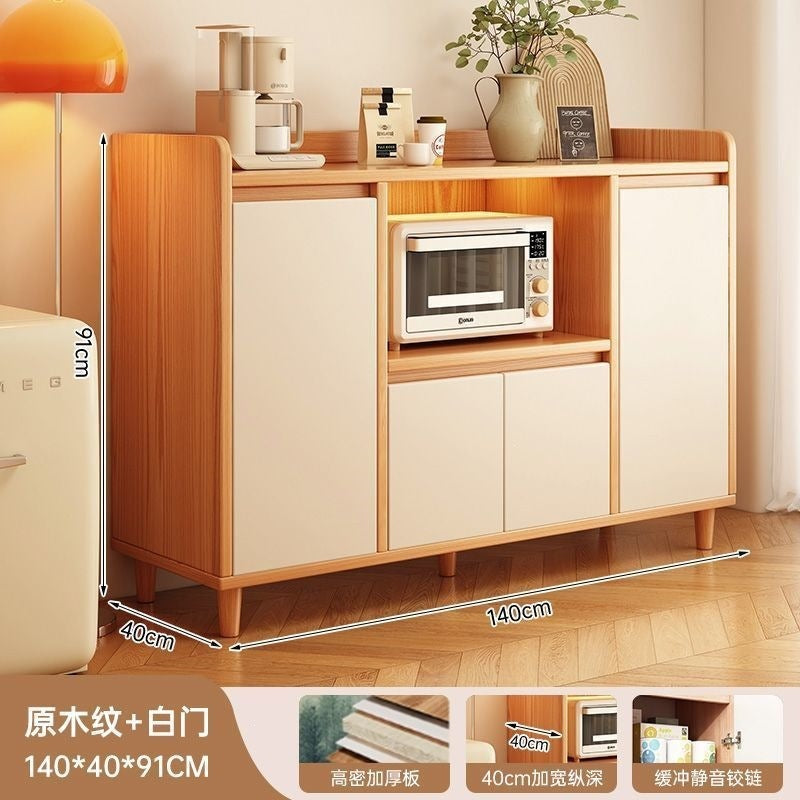 Sideboard storage cabinet, wall-mounted integrated cabinet, for home wall-mounted tea cabinet, coffee cabinet, living room locker, meal preparation cabinet