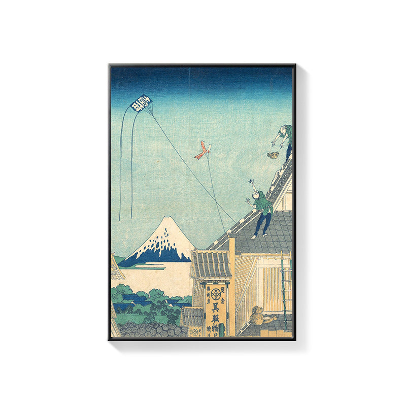 Japanese Mount Fuji decorative painting Ukiyo-e Japanese Japanese Japanese style Japanese style Japanese style restaurant box hanging painting B & B hotel mural