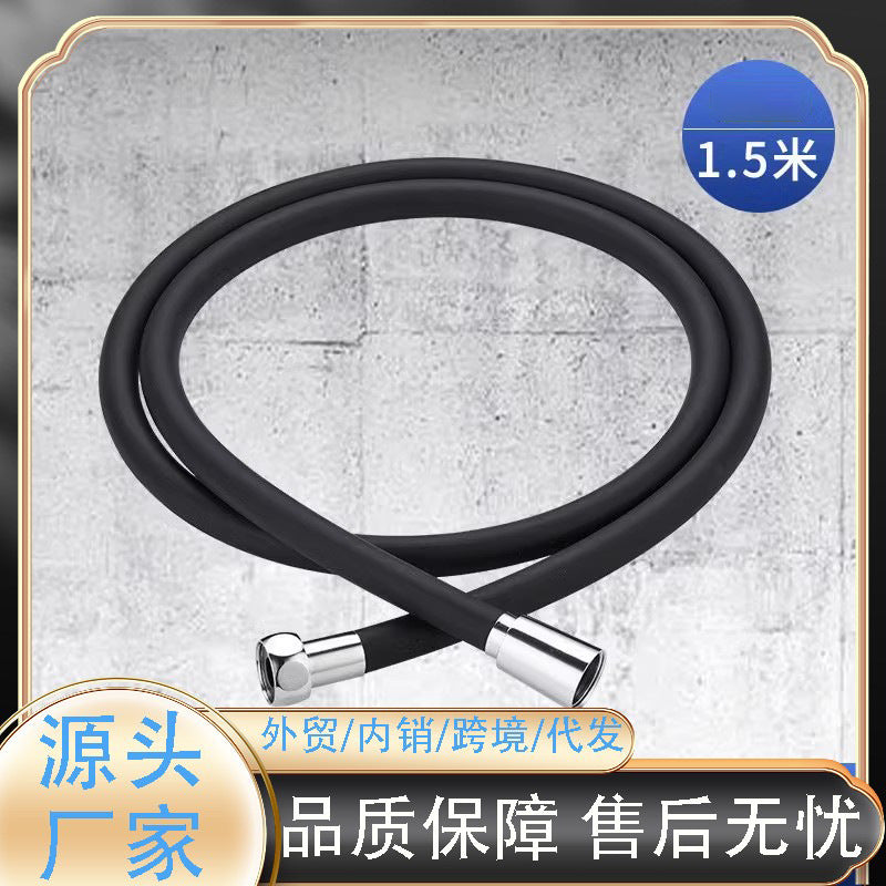 Explosion-proof white silicone shower hose Water heater outlet pipe Universal attached bathroom Shower nozzle water pipe