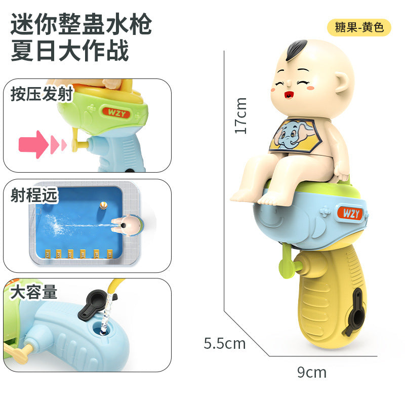Tiktok viral prank water gun - fun press-button water gun for kids - summer water play, beach, bath, and toy for boys