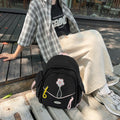 2025 new year's sweet style mini backpack - simple shoulder bag for middle school, high school, and college students - women's travel bag