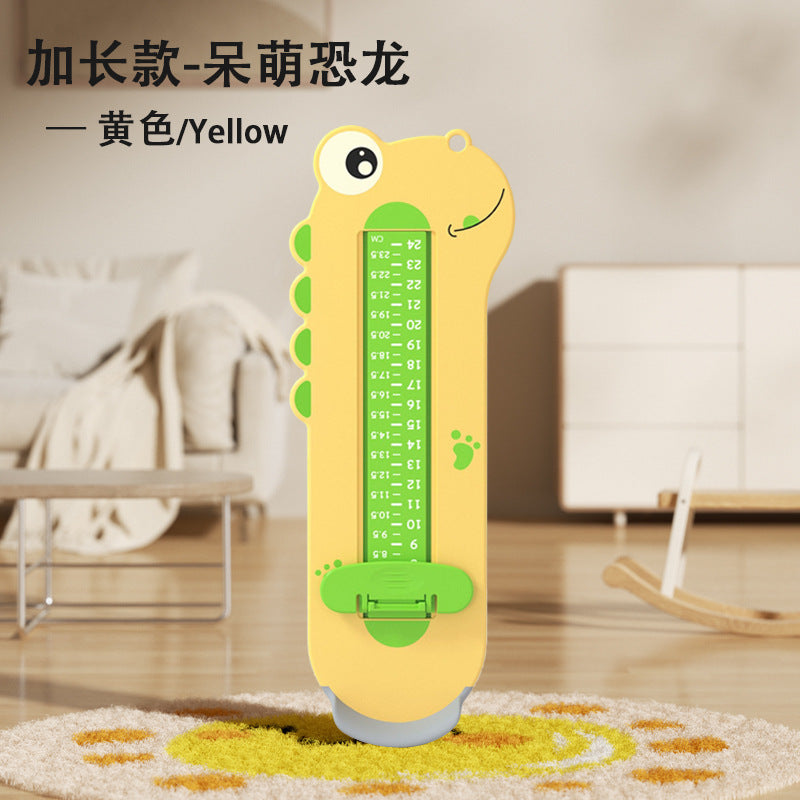 Baby foot measuring device - home use foot length & shoe insole length measurer - universal infant foot measuring tool - the ultimate shoe buying guide for kids