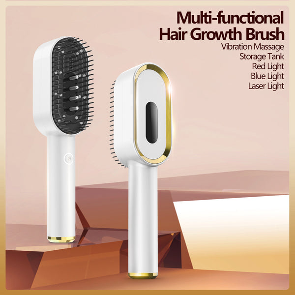 Red and Blue Light Hair Comb Laser Hair Growth Comb Electric Massage Comb Skin Drug Conductor Vibration Multifunctional Hair Growth Instrument