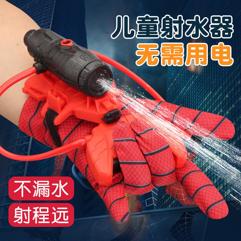 spider water gun launcher hero wearable wrist water gun press continuous beach water play wholesale