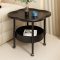 Four-leaf clover small tea table--pp material 0 formaldehyde [carbon black] + wheel