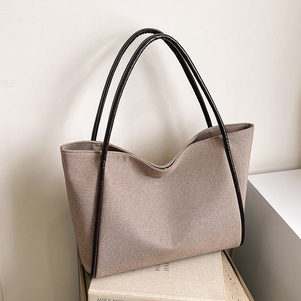 Winter new canvas tote bag shoulder women's bag portable large capacity women's backpack fashionable versatile  bag