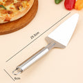 Ready-to-ship stainless steel single-wheel pizza cutter, baking scalloped rolling wheel cutter, double-wheel cutting knife, kitchen pizza shovel, cake shovel