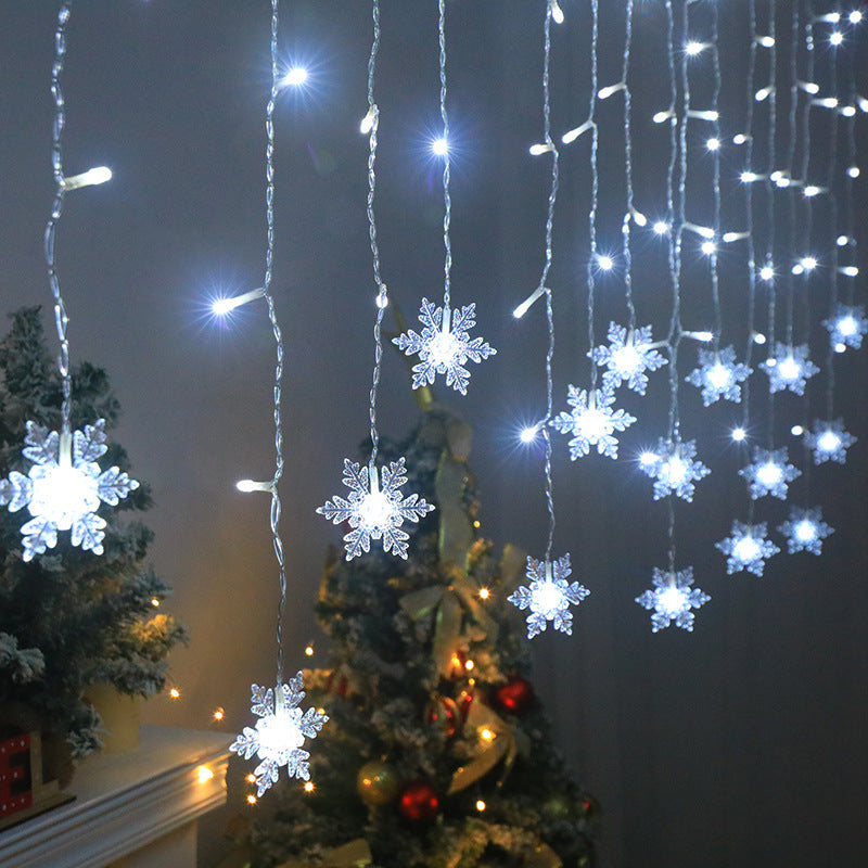 LED butterfly ice bar light interior decoration curtain light living room atmosphere flash light low pressure lights string snowflake ice bar light