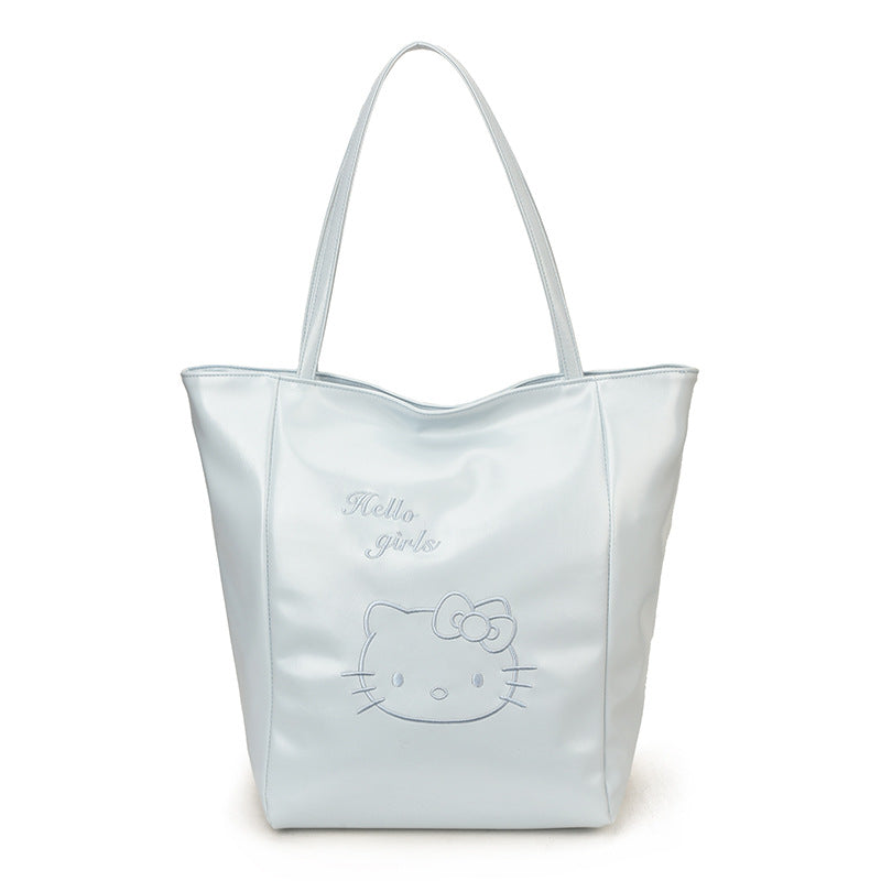 women's bag new arrivalretro oil leather large capacity tote bag easiest for matchgirl armpit bag cartoon hello kitty backpack