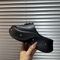 Thick sole slippers for women outwear summer 2026new arrival travel summer one-line sandals slippers for students to increase height