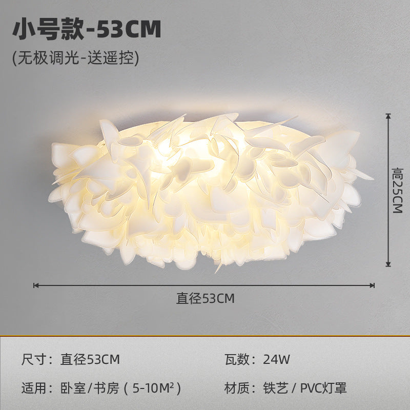 [Strict selection] Bedroom light ceiling light ins Internet celebrity petals 2025 new modern simple Nordic warm lamps
