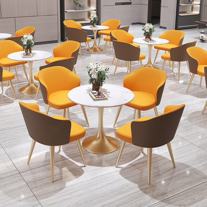 Luxury negotiation table and chair set - restaurant, hotel, reception sofa, one table four chairs, casual table and chairs, apartment small round table