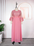 African, european, and american plus-size women's clothing: new  lace-trimmed, heavily embellished chiffon dresses for , , and