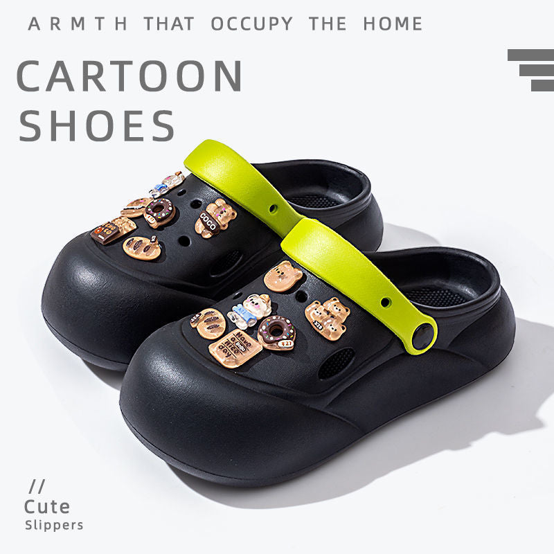 Women's high heel platform clogs - new anti-slip beach sandals & slippers for women - summer outdoor wear