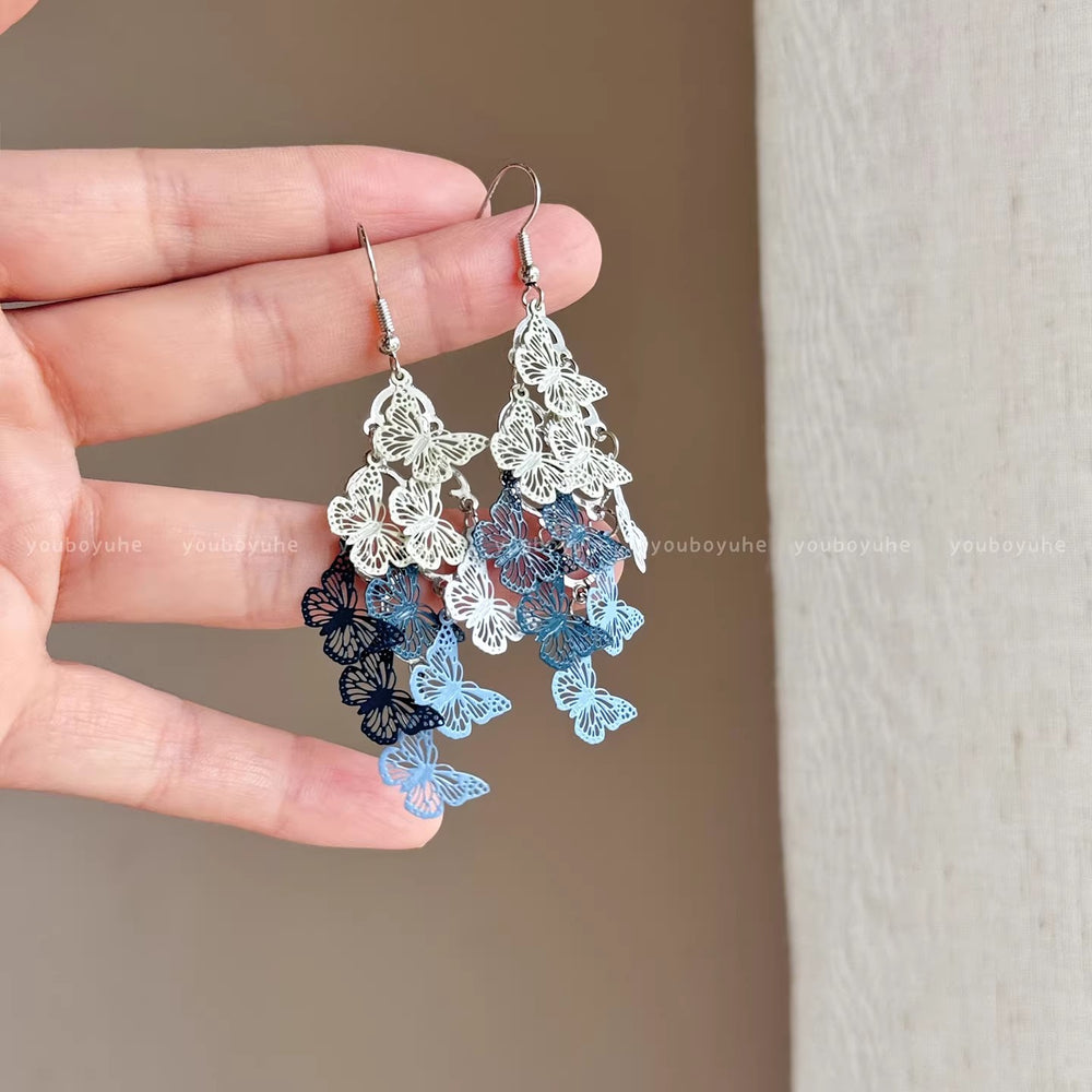 Tiktok viral: ultra-sparkling zircon earrings - women's luxury, unique, high-end hoop earrings. chic, sweet & edgy, influencer-approved, exquisite clip-on earrings