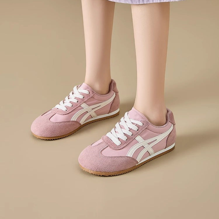 K-style german training shoes women's white shoes 2026new arrival spring summer flatseasiest for matchfashionpopular forrest gump shoes women's sneakers