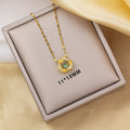 X-8174 gold irregular necklace lip chain