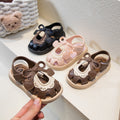 Kids' slippers - summer girls' and boys' bathroom indoor home anti-slip soft sole cartoon baby sandals