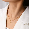 2025 minimalist new women's summer choker necklace - simple, elegant, niche, light luxury, street style, bee pendant necklace