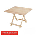 Solid wood folding table - portable dining table - perfect for rentals, simple folding table, square folding table, night market stall table, outdoor folding table