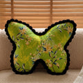 French-style thickened butterfly throw pillow - premium chair cushion, home sofa bed headrest, tatami floor mat