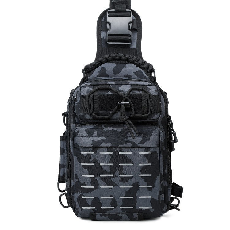 New single shoulder luya bag backpack fishing rod bag special backpack large equipment crossbody multi-functional fanny pack