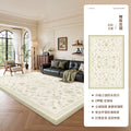 Carpet living room green french retro medieval style no-wash waterproof sofa bedroom easy-care classy floor mat