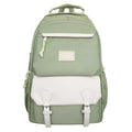 Backpack maillard color matching classy school bag junior high school student school bag casual travel couple college student school bag