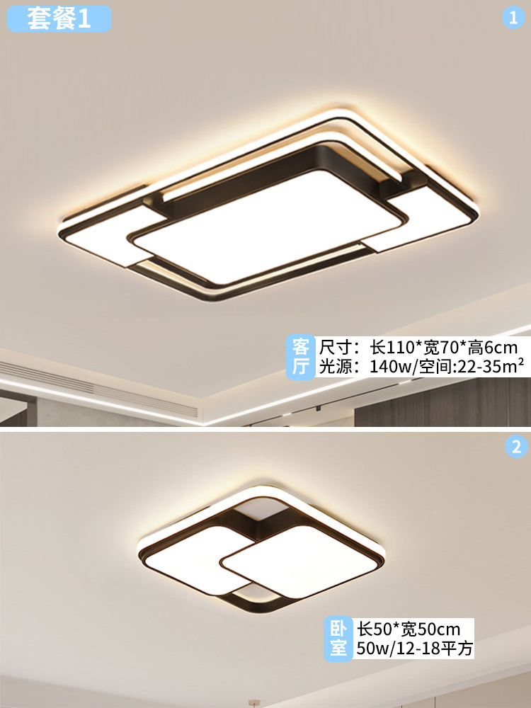 2025 new ceiling lamp whole house lamps Zhongshan home improvement lighting led round ultra-thin living room hall main lamp
