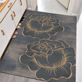 new arrival entrance door mat bathroom absorbent non-slip floor mat diatom mud cuttable carpet entrance door mat