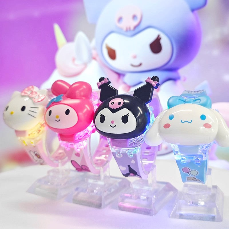 Kids' watch - cute sanrio design: cinnamoroll, kuromi - luminous, musical, cartoon electronic watch - perfect gift for girls