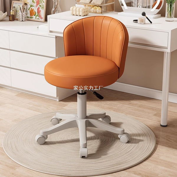 Lifting chair Adult adjustable rotating chair Cream wind makeup stool Bedroom dresser chair Roller back chair