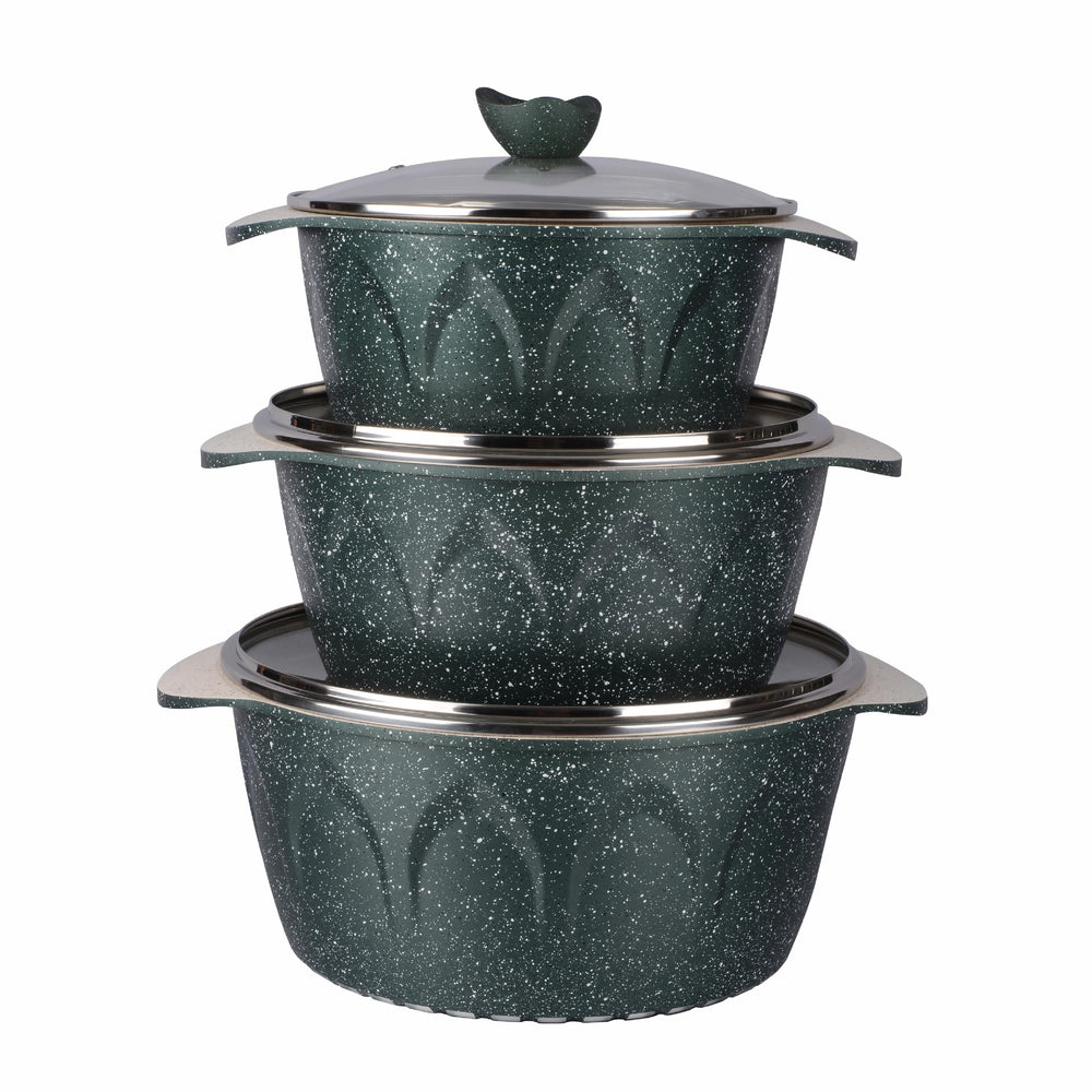 Oem personalized lotus style suit pot die-cast aluminum soup pot non-stick soup pot stew pot for home stew meat aluminum alloy