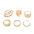ring set wholesale women's jewelry niche design accessible luxuryclassy glossy hand jewelry ring stylish accessories