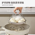 Silicone non-slip oven mitts three-piece kitchen clip bowl clip suit dish steamer for home clip tool