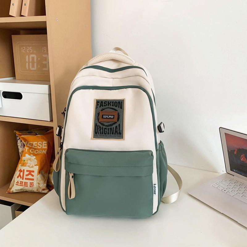 Factory direct backpack: stylish, lightweight, high-capacity, durable, and scratch-resistant backpack for middle school students