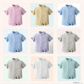 Source factory children's clothing kids candy color shirt personalized boys shirt medium large children stand collar boys shirtlong sleeves